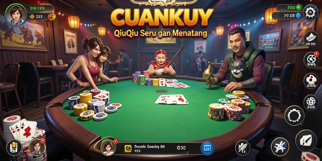 Gameplay seru dan interaktif dari CUANKUY di layar smartphone.