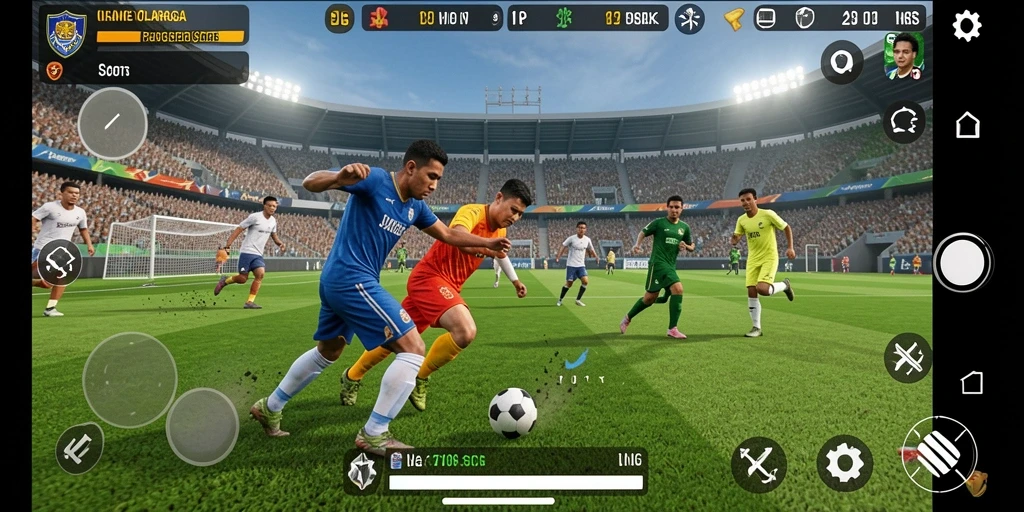 Gameplay seru D06 dengan aksi olahraga yang menegangkan.