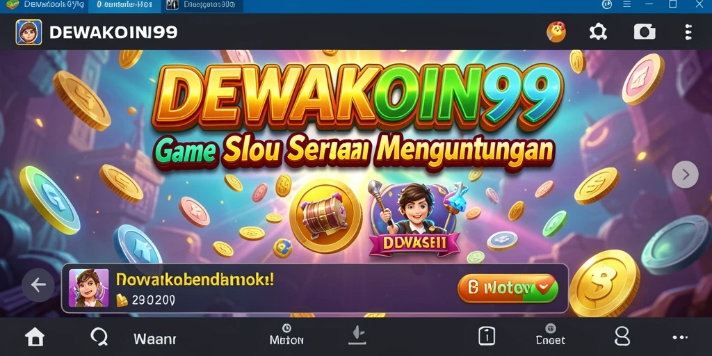 Tampilan menarik DEWAKOIN99 dengan gameplay Slot yang seru.