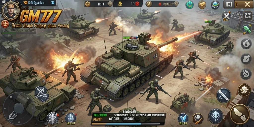 Tampilan gameplay GM777 yang menantang dan menarik.