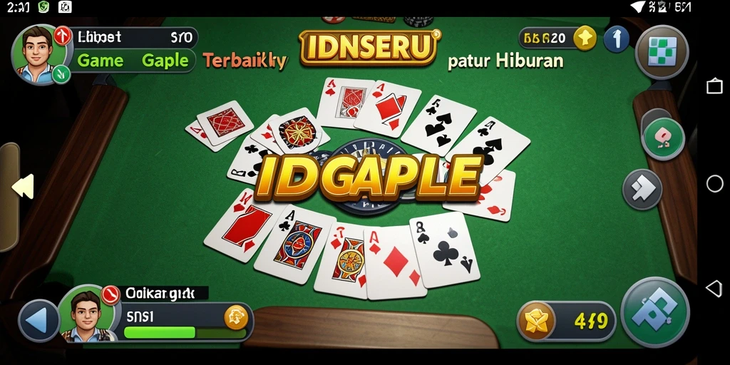 Tangkapan layar gameplay Gaple yang seru dan mengasyikkan.