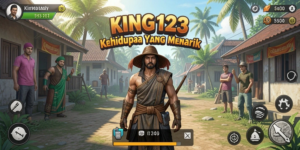 Tampilan gameplay simulasi yang menarik di KING123.