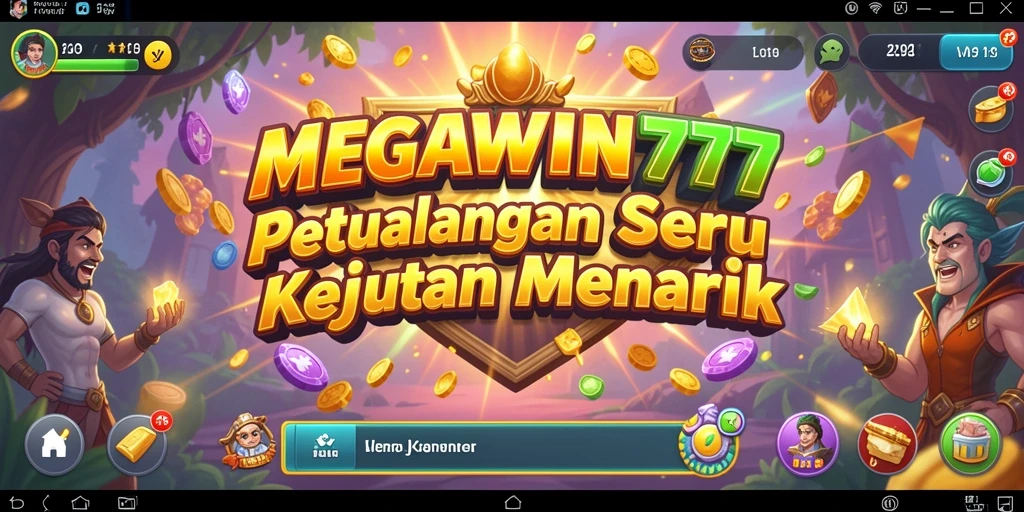 Tangkapan layar gameplay MEGAWIN777 yang menampilkan petualangan seru.