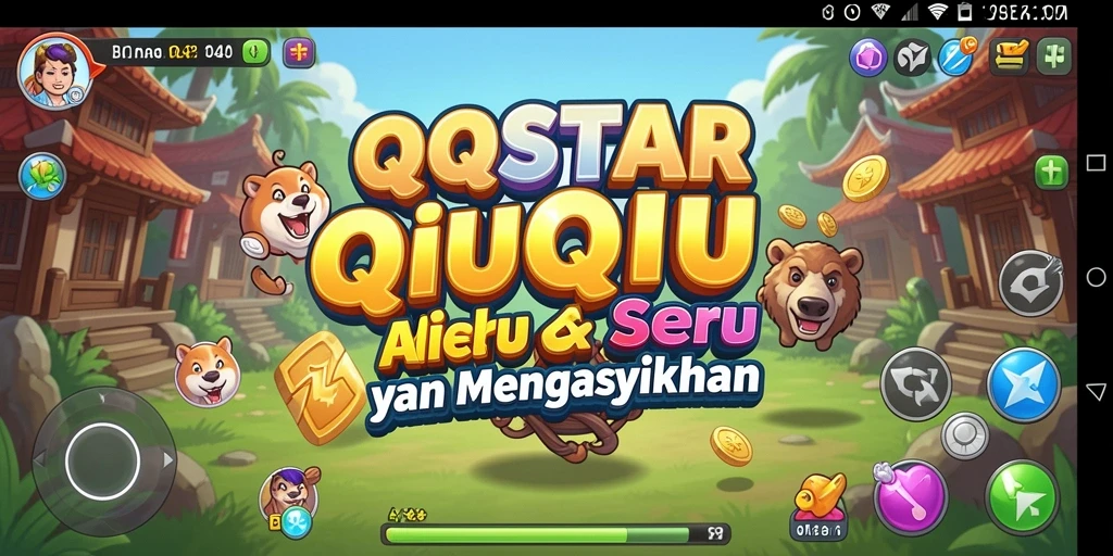 Gameplay QiuQiu yang seru dan menantang.
