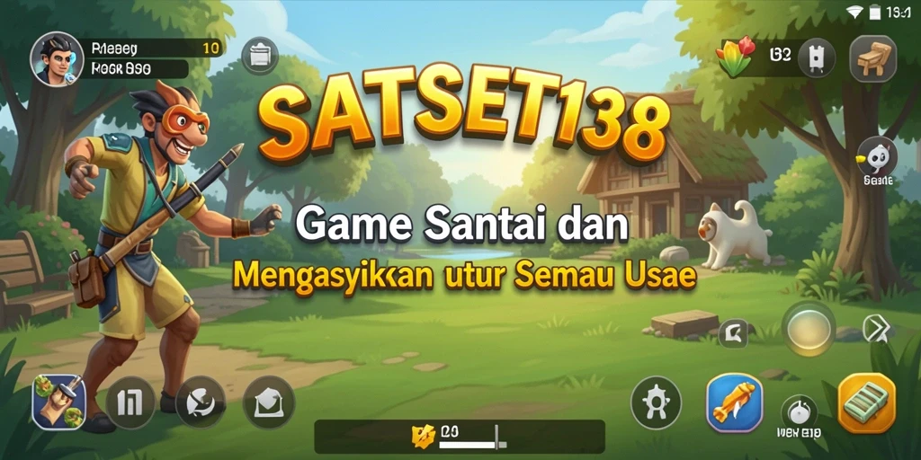 Tampilan gameplay SATSET138 yang mengasyikkan dan penuh warna.