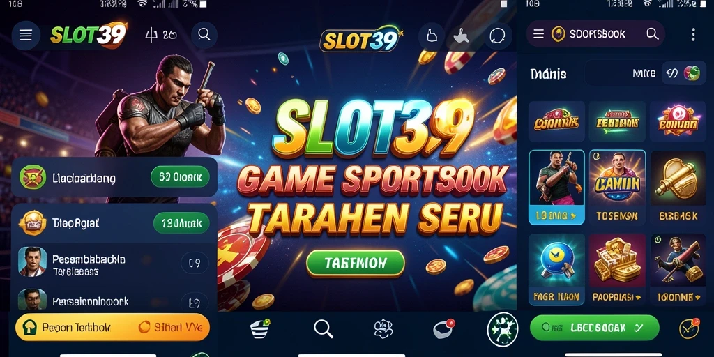 Tampilan menarik dari aplikasi SPORTSBOOK SLOT39 selama bertaruh.
