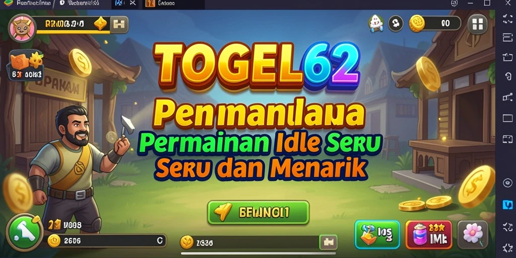 Tampilan gameplay TOGEL62 yang menarik dalam mode Idle.
